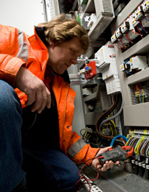 Electrical works carried out to NIC regulations